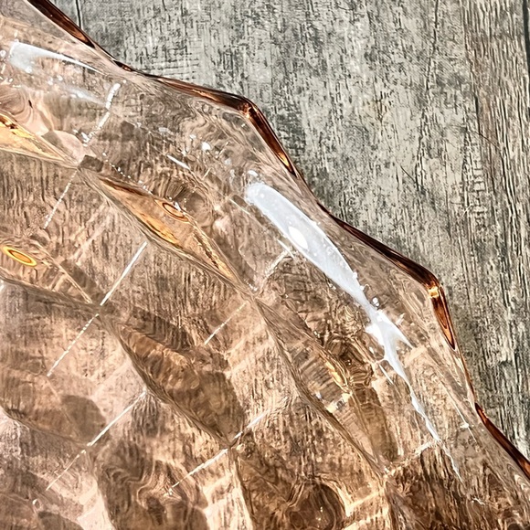 Indiana Glass Whitehall 3 Footed Early 60's Pink Depression Plate - Picture 2 of 5